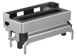 MCIO 4X  38PIN SMT Vertical